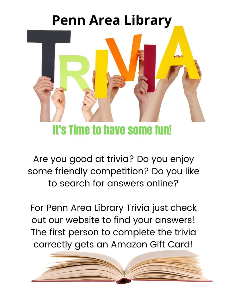 Trivia website – Penn Area Library
