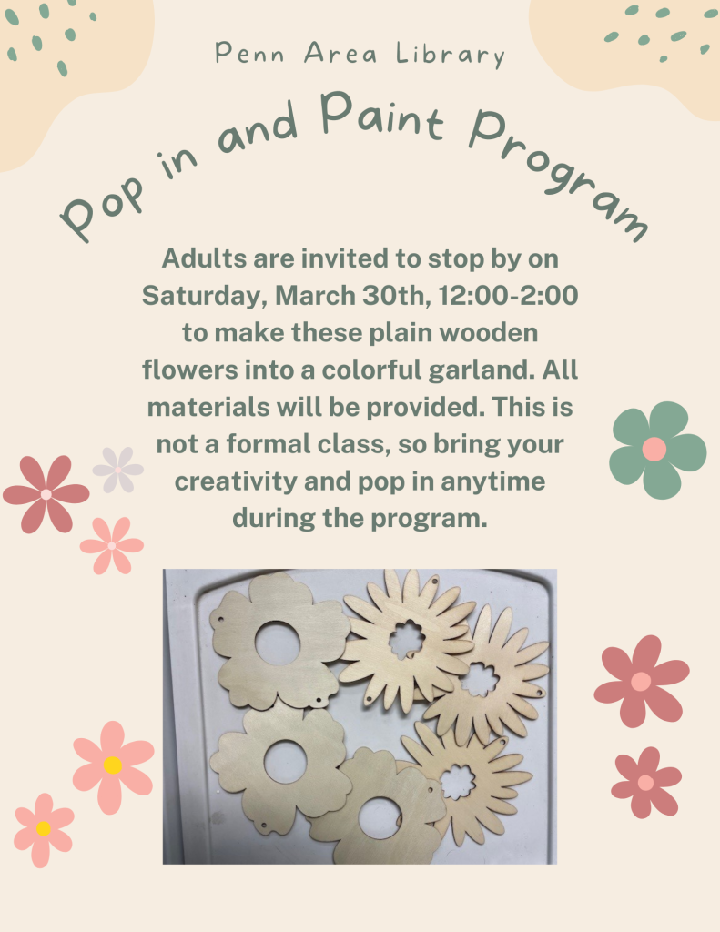 Adult Programming – Penn Area Library